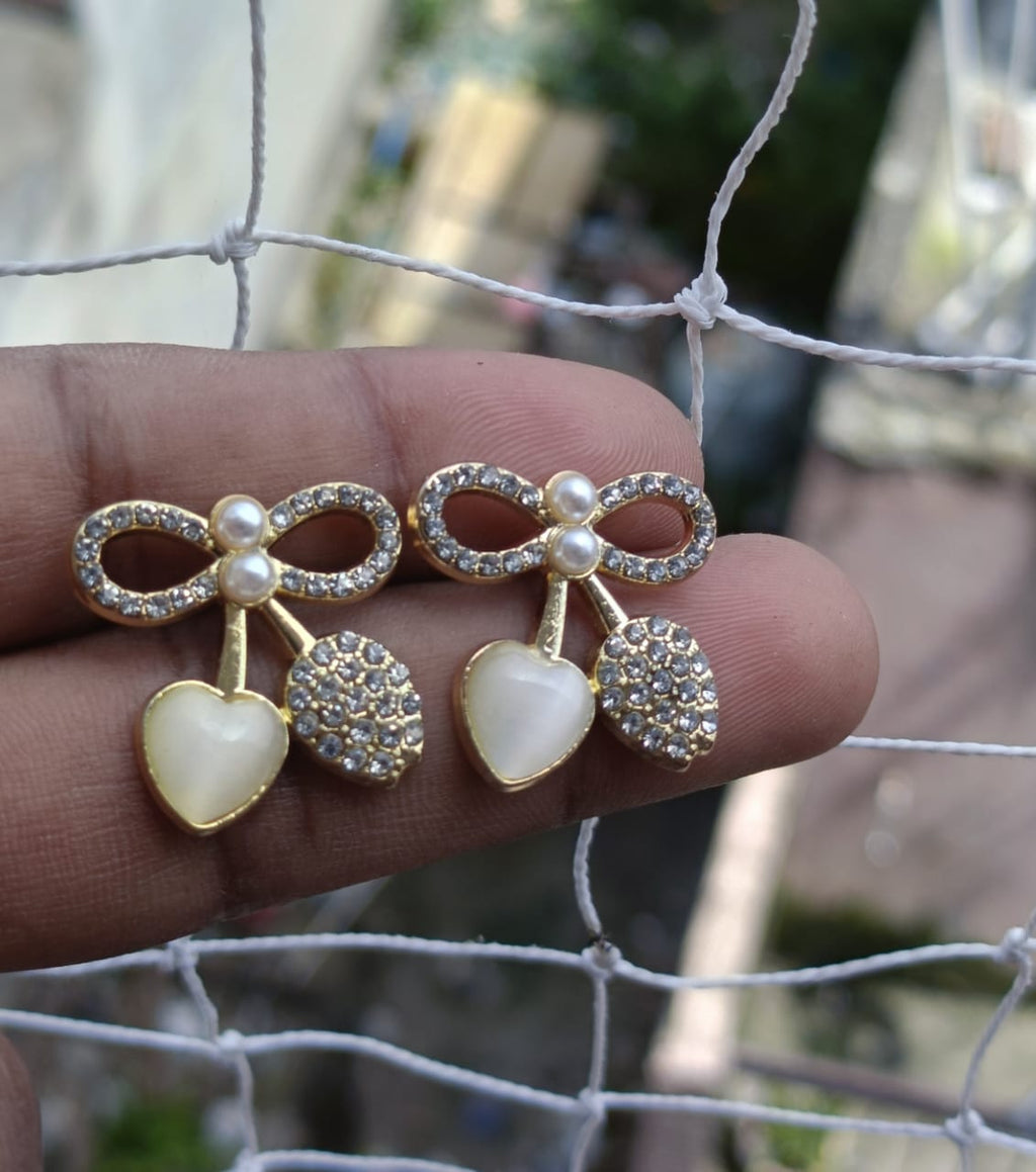 Combo of these 4 pair of Trendy Korean Style Dainty Earrings
