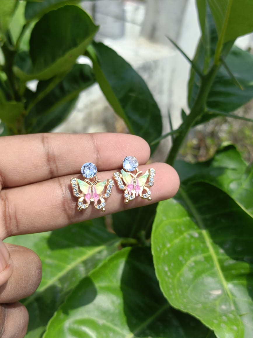 Combo of these 4 pair of Trendy Korean Style Dainty Earrings