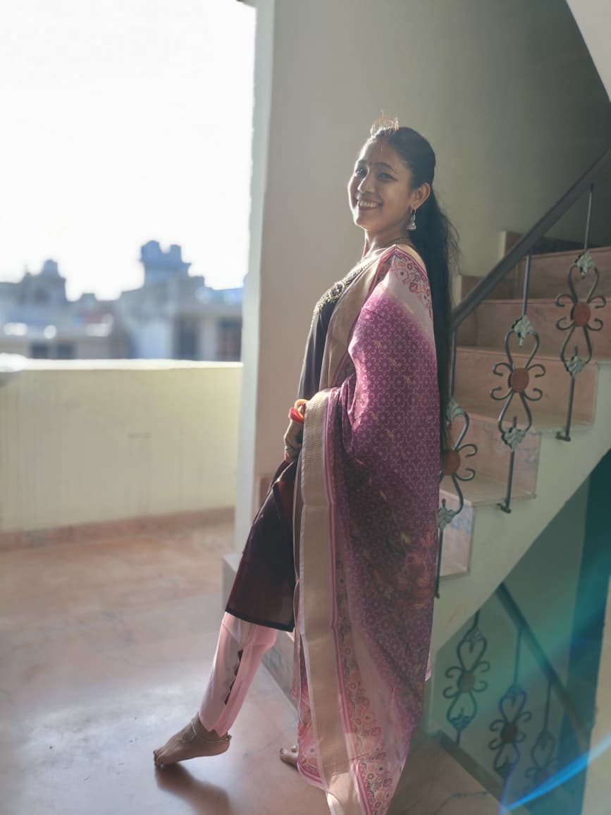 Regal Maroon & Pink Embroidered Silk Blend Salwar Suit Set